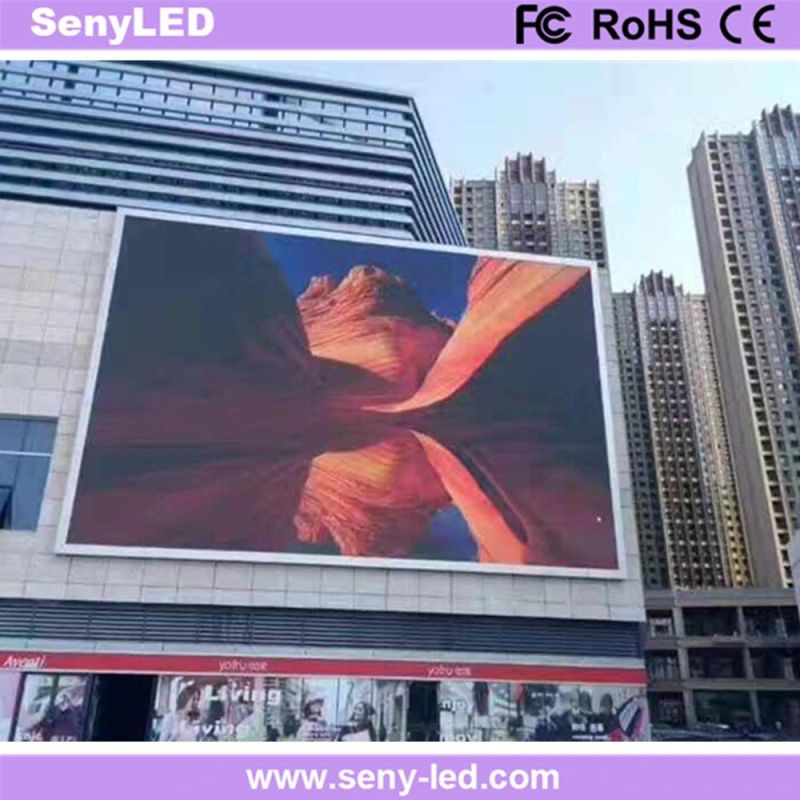 P6 Outdoor Full Color Energy Saving Video Ads Panel LED Display