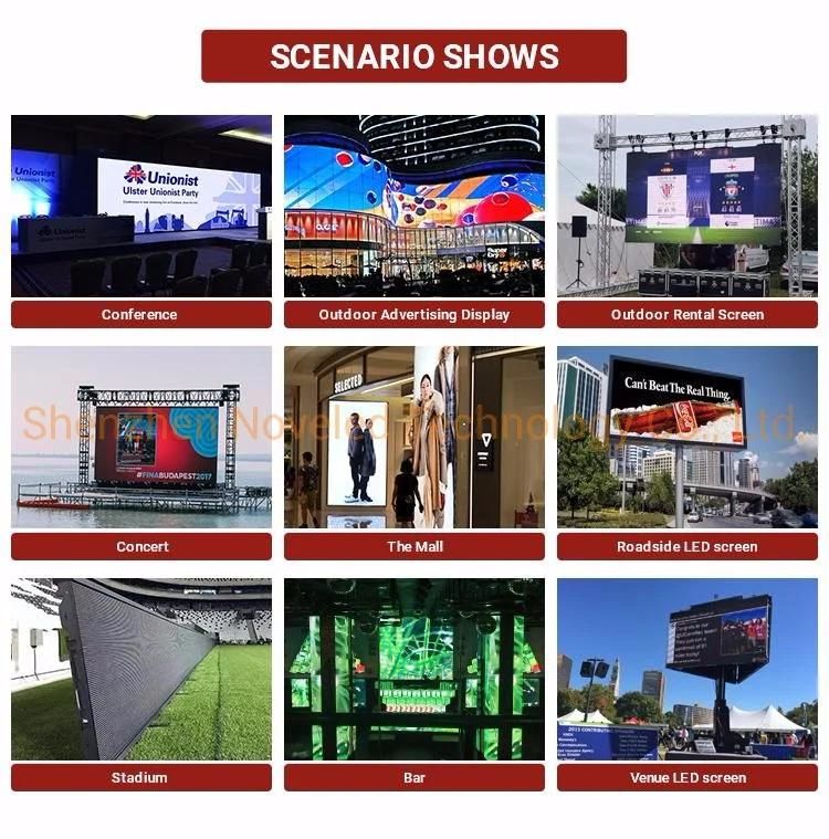 Waterproof P10/P8/P5 Electronic Big Digital Billboard Advertising Outdoor Screen LED Display