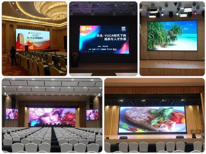 Kensun SMD Full Color LED Screen P3.91 500X1000 Rental Cabinet LED Displays