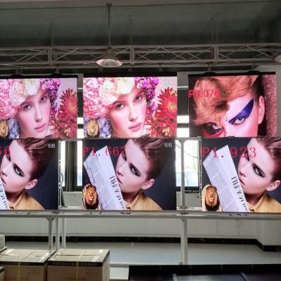 P1.923 Indoor Full Color LED Wall Sign Board SMD Rental LED Panels Screen LED Display