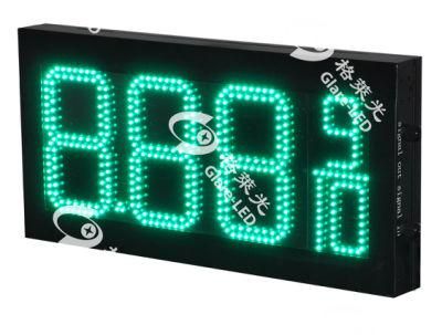 Gas Station 24inch 8.889 8.889/10 LED Price Sign Gas Price Changer Display for Sale
