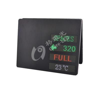 LED Display Outdoor Red Green LED Scrolling Screen Variable Message Signage Board Parking Lots LED Display