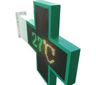 P16 Double Face Rg Color Outdoor LED Pharmacy Cross