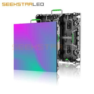 Vivid Color RGB Indoor Outdoor P2.6 P4.81 Small Pitch LED Panels Display Rental Screen High Definition Advertising with Flight Cases