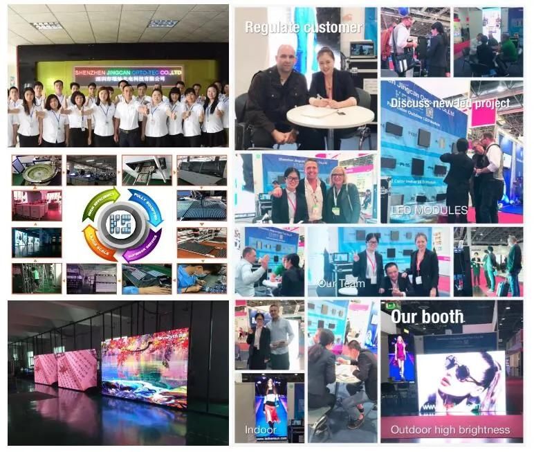 P4.81 Indoor Billboard Full Color Panel Stage Background Rental LED Video Wall HD LED Screen