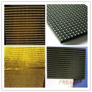 Single Yellow P10 LED Module Screen Text Display