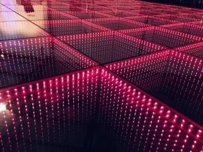 500X500mm 3D LED Dance Floor Infinity Mirror LED Display