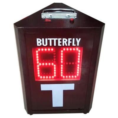 Table Tennis Game Electronic Countdown Timer, Time-out Device Scoreboard 3 Sides, Pedometer 60s