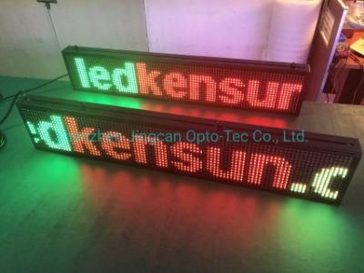 P10 Dual Color Programmable LED Moving Text Display Sign