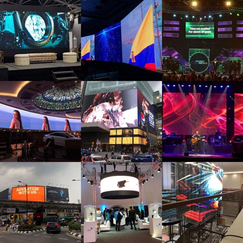 Full Color Wall Mounted LED Display HD Fix Install LED Video Wall Screen for Advertising