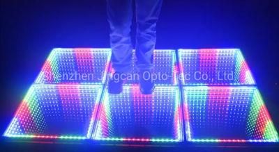 RGB Color Changing DMX Stage 3D Infinity LED Dance Floor