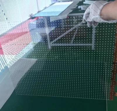 Transparent Glass LED Display (LED Screen) for Advertising Billboard