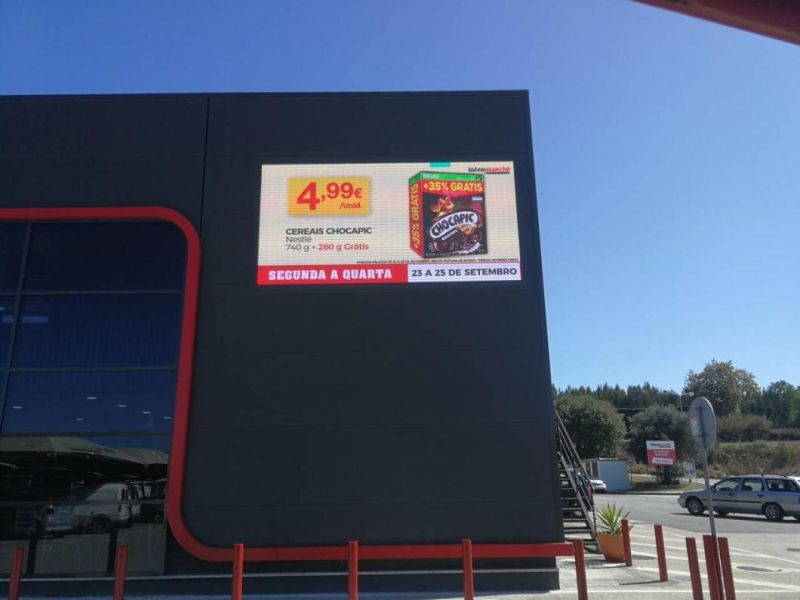 Outdoor Waterproof Full Color LED Advertising Display on The Wall