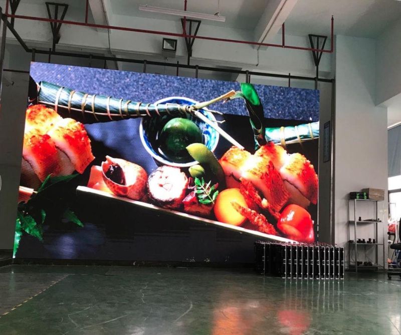 Shenzhen Factory 500X1000 Iron Cabinet P3.91 Indoor LED Screen