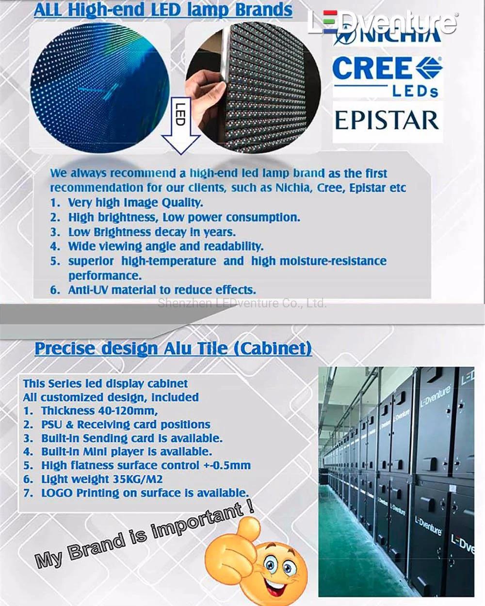 Outdoor P3.91 Full Color LED Display Panel for Writing Buliding