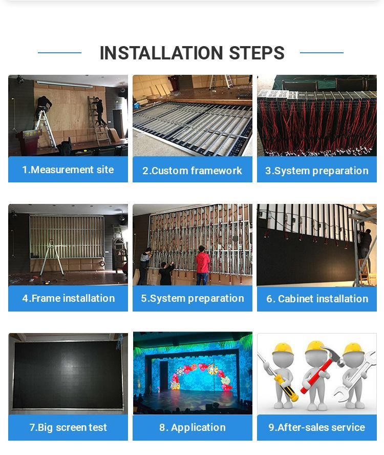 High Quality Front Service P4.81 Indoor LED Video Wall