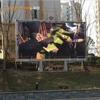 P3 High Brightness Outdoor Giant Advertising Display Digital Signage Full Color LED Display Screen