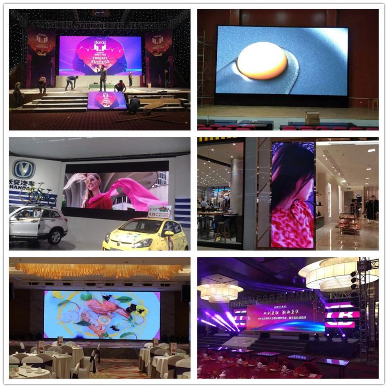 Wall-Attaching Indoor Full Color High Definition LED Display Screen