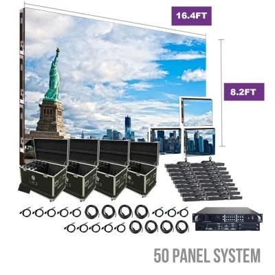 Full Color Outdoor TV Panel P2.6 P3.91 P4.81capacitive LED Video Wall LED Screen Display