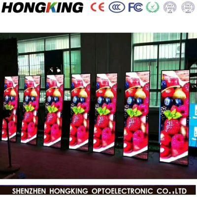 Ommercial Floor Stand P2 Digital Advertising Poster LED Display Screen