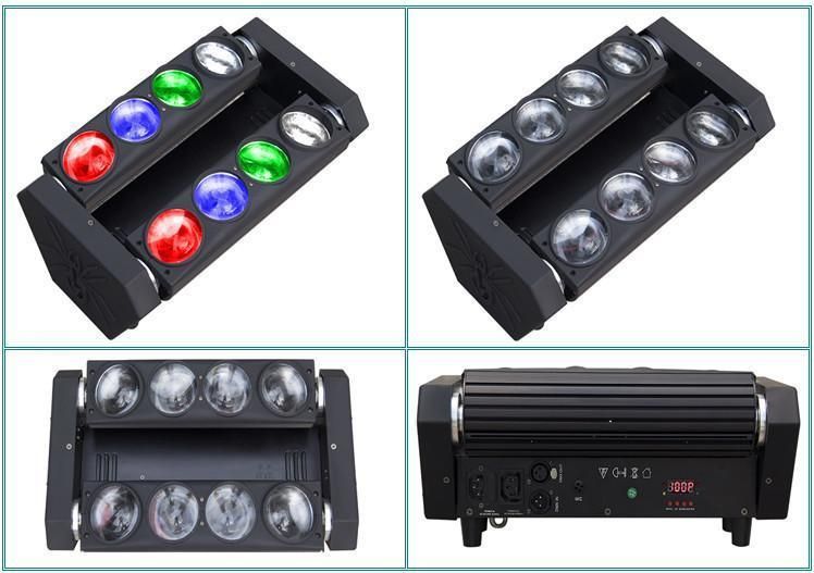 8X10W RGBW Spider LED Light for Stage Disco