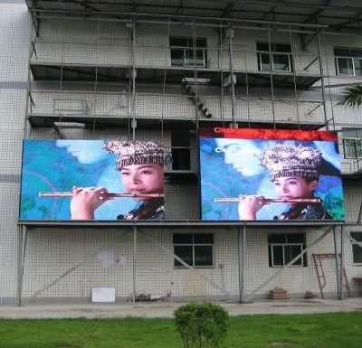 P10 DIP Outdoor Waterproof Full Color 160*160mm LED Display Screen Module