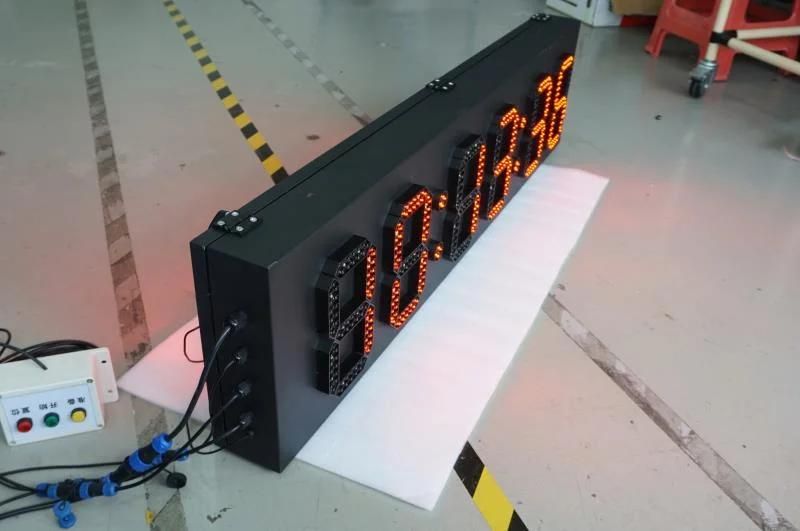 Red 8inch LED Time /Date/Temp 88: 88: 88 Outdoor LED Sign