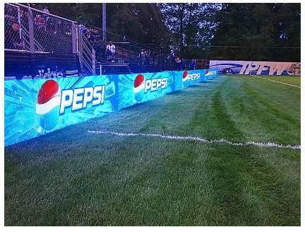 P5 P6.67 P8 P10 Outdoor Football Soccer Fence Banner Stadium Perimeter Advertising LED Screen Display