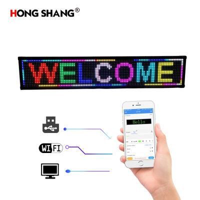 Easily Lnstallation P10 Full Color LED Information Mobile Display Sign