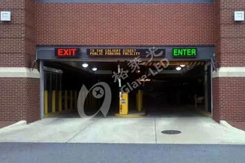 Available Parking Space Display Outdoor LED Screen Display for Underground Parking Systemcustom Car Park Sign