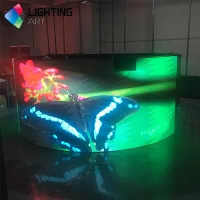 Curved LED Display Indoor P2 P2.5 P3 P4 P5 Soft LED Module Curved Flexible LED Display Screen