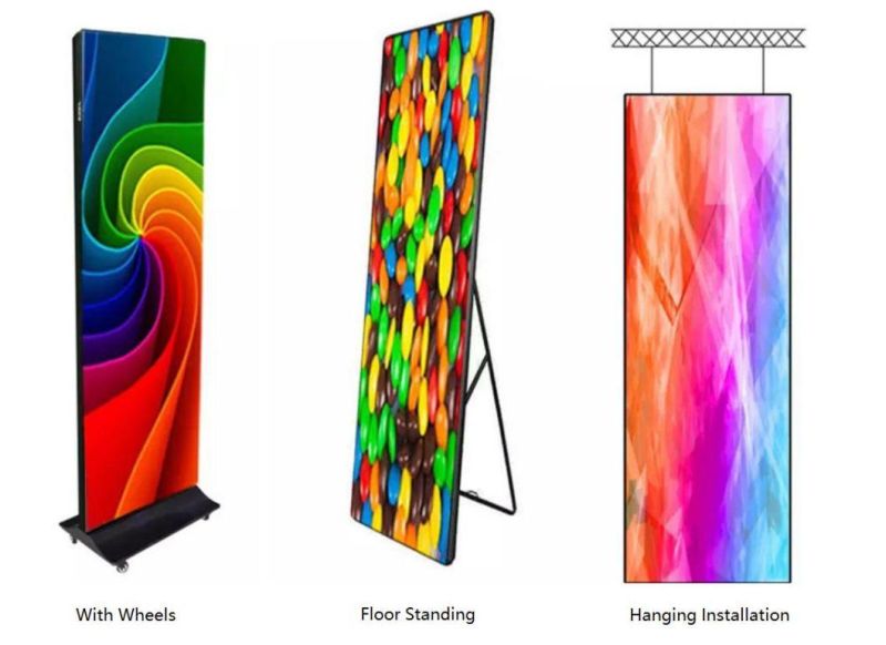 Hot Sale LED Poster Display TV Indoor LED Screen