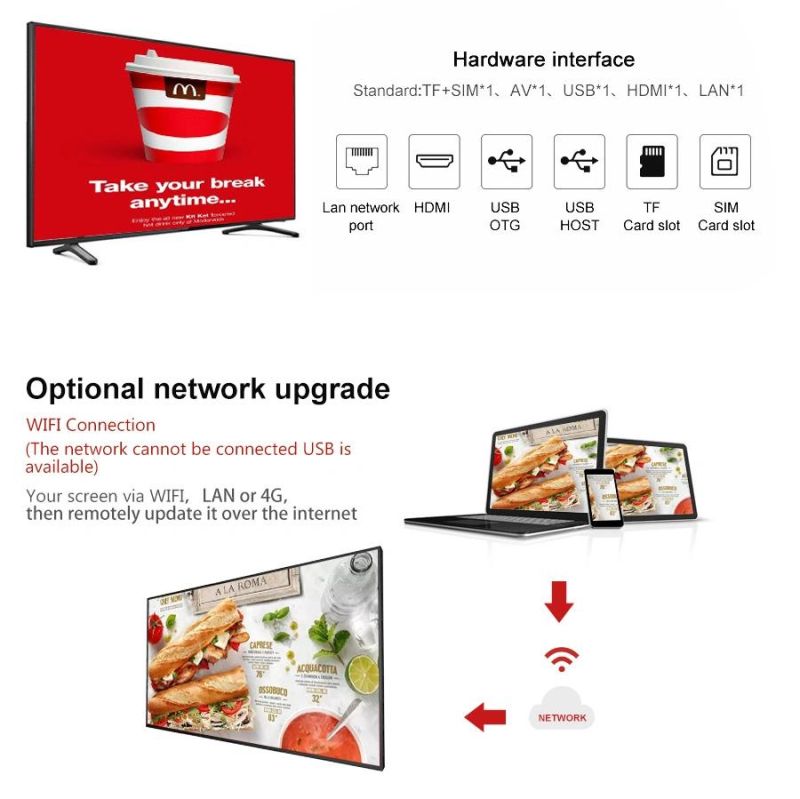 Home TV 55" 4K UHD Frameless Design LCD LED TV with Digital System Smart Curved TV Android 9.0