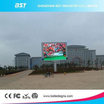 High Brightness SMD LED Advertising Screens, IP65 P6 Outdoor Advertising LED Billboard 1r1g1b