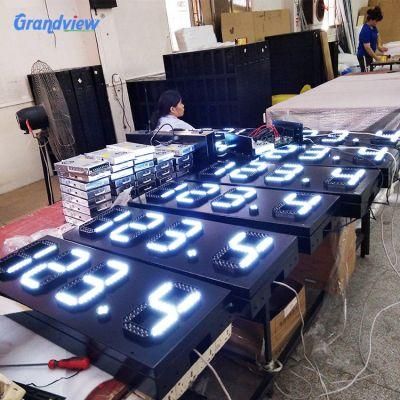 Remote Control Outdoor LED Digital Number Display Screen Sign 8.88 9/10 Green/Red LED Gas Station Price Signs