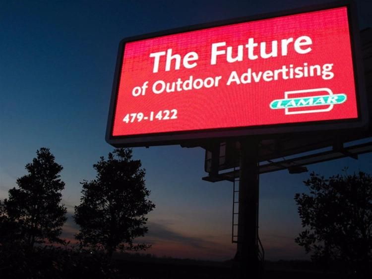 P8 Outdoor Bright Board LED Display for Commercial Real Estate