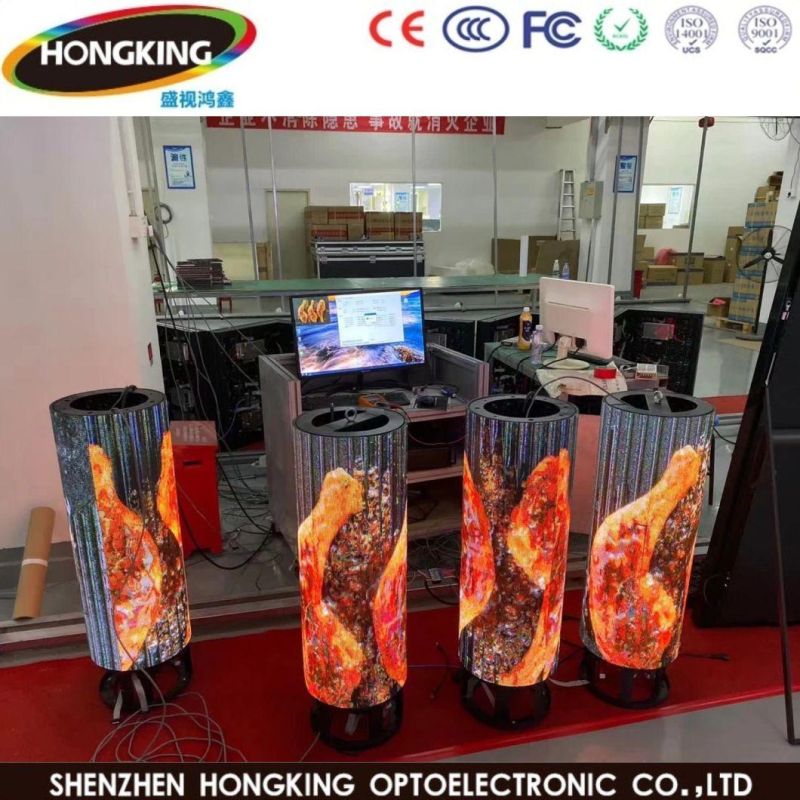 P5 Advertising Full Color Curve/Cylinder Creative LED Displays