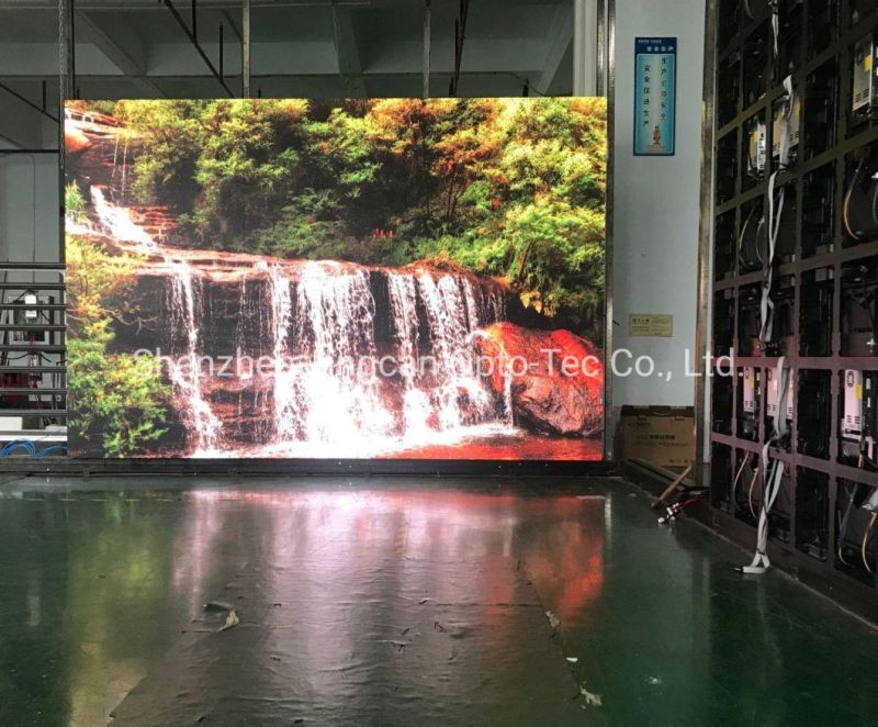 Lightweight LED Wall Module 256*256mm Simple Cabinet P4 Background Wall Indoor LED Screen