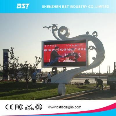 Bst High Resolution P6 Outdoor LED Digital Billboard 2500dots/Sqm Advertising LED Display