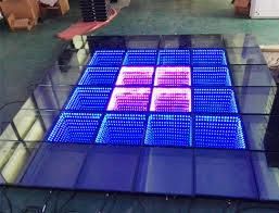 High Quality LED Dance Floor for Club Disco Night Club Ce RoHS DMX RGB Color 3D Infinity Mirror LED Dance Floor