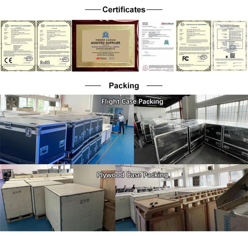 High Performance Indoor P2.97 500X500mm P2.976 HD 4-Layer PCB Conference LED Wall