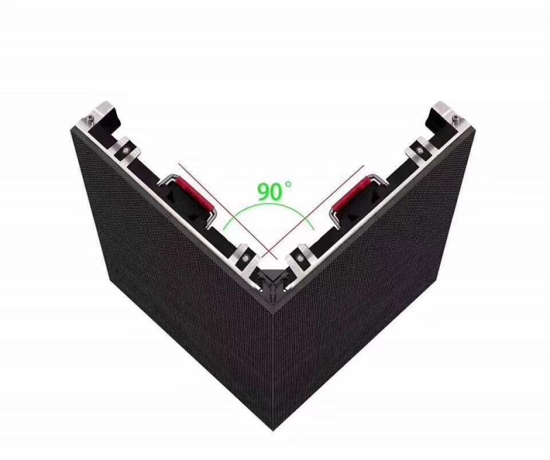 2020 New P3.91 90 Degree Rental Angle Shaped LED Display