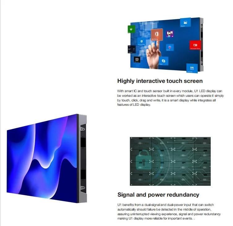 135 Inch Touch LED TV 1080P All-in-One LED Screen for Conference