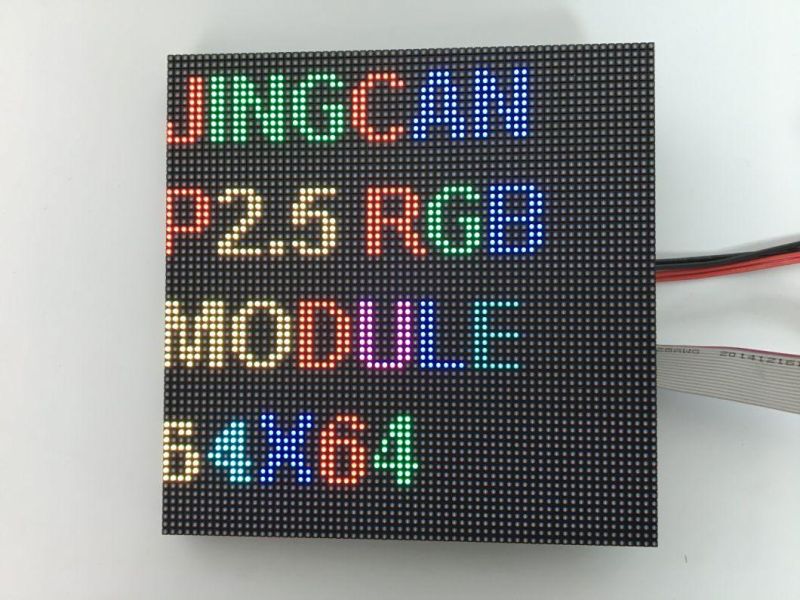 160mm*160mm Indoor LED Screen P2.5 RGB Full Color LED Module Display