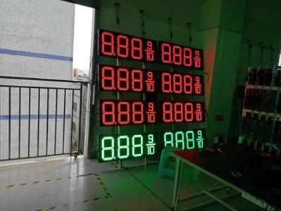 Factory Wholesale Cheap 12inch LED Gas Price Display Outdoor LED Display