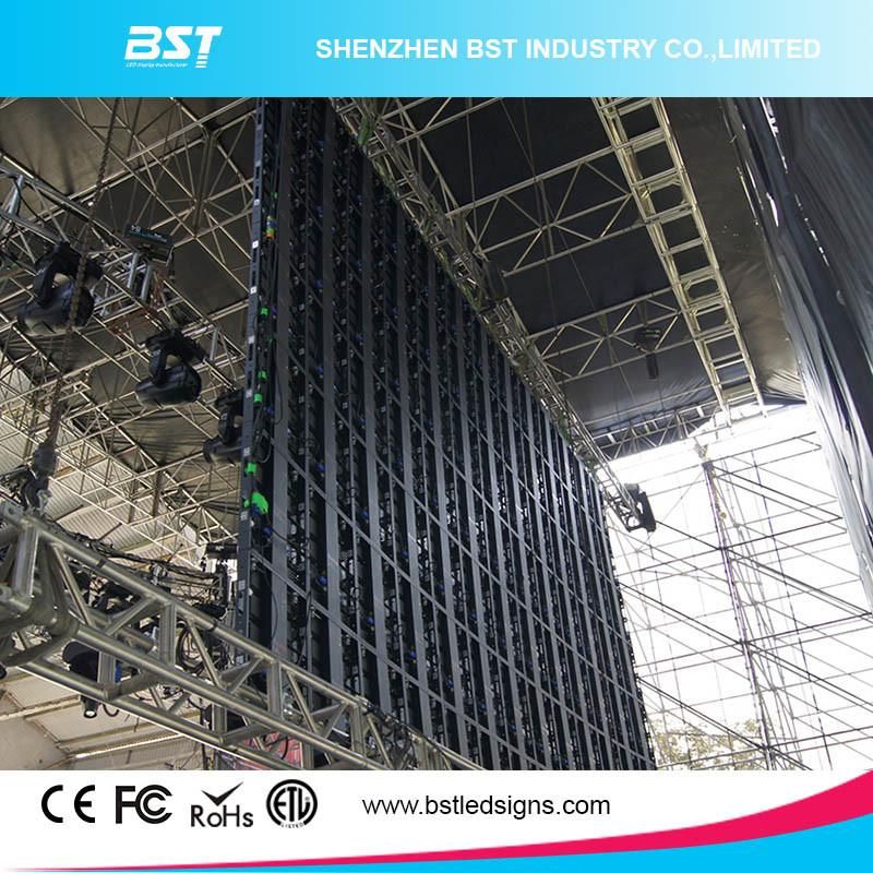 P4.8mm High Resolution Rental LED Display Screen for Music Show