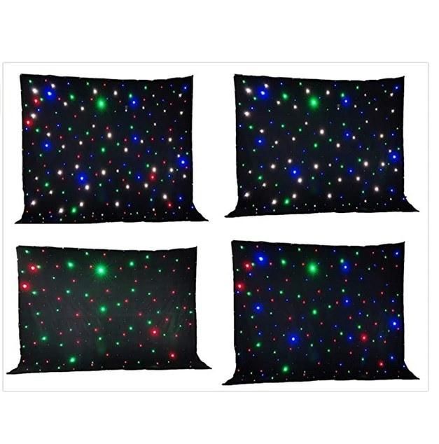 China 4m*3m RGBW Color LED Star Curtain Cloth Light