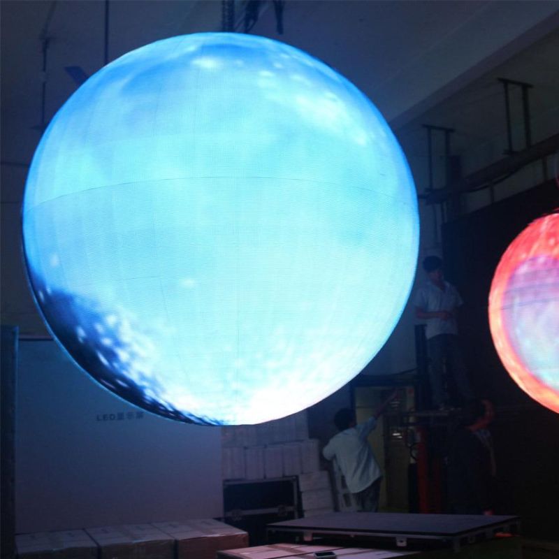 Shenzhen Ks P2.5 Indoor Round Shape LED Video Wall LED Screen Ball LED Sphere Display