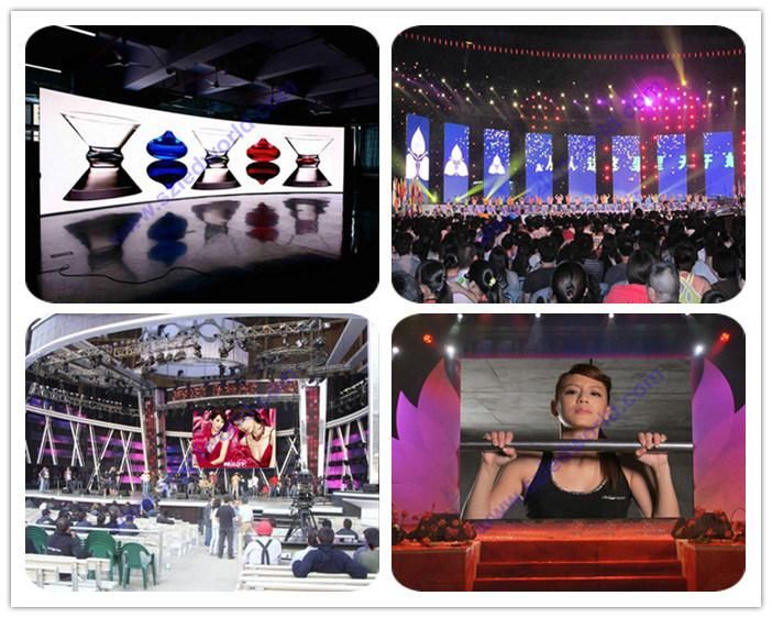 P4.81 Rental Outdoor / Indoor LED Display Screen Panel Video Wall