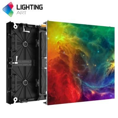 2019 New Design P3.91 Indoor Rental Stage LED Display with 3480Hz Refresh Power Solution